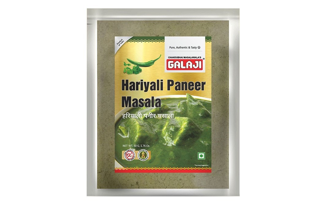 Galaji Hariyali Paneer Masala    Pack  50 grams